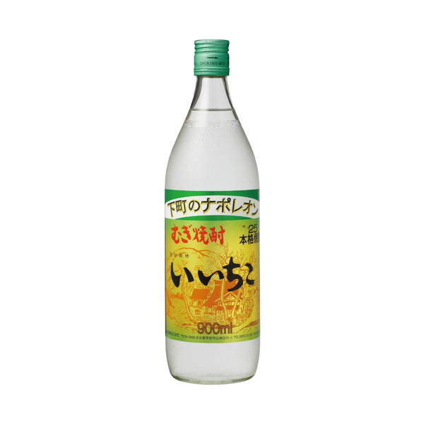 いいちこシルエット麦25° 900ml